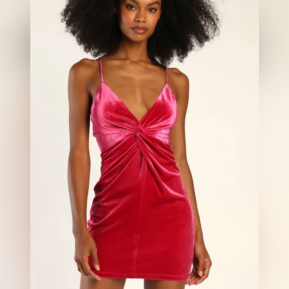 Lulu's Pink Mini Dress